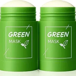 Green Tea Purifying Clay Stick Mask (Pack of 2) | Deep Cleansing Face Mask Stick for Men & Women | Oil Control, Blackhead Remover & Pore Minimizer | Hydrating Clay Mask for All Skin Types-picture-20