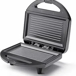 Spatter Coated Non-stick sanwhich Toast (BLACK) Toaster, Electric Grilled Cheese Maker-picture-30