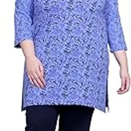 in love Women's Cotton All Over Printed Full Sleeve Plus Size Long T-Shirt-picture-26