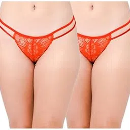 el elgante Women's Thong Red Panty Pack of 2-picture-50