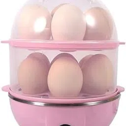 RudraLand Electric Egg Cooker Boiler Maker Soft, Medium or Hard Boil, 14 Egg Capacity Two Layer Egg Maker,Egg Steamer Egg Slicer And Stainless Steel Bowl included,Noise Free-picture-14