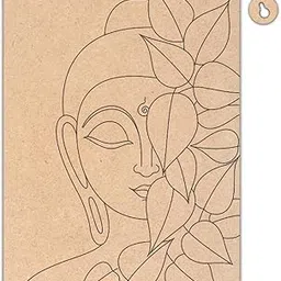 Pre-Marked MDF Base for DIY Painting | 12x10 Inch | Ready-to-Paint Art & Craft Activity for Kids & Adults | Perfect for Gifting & Home Decor-image-13