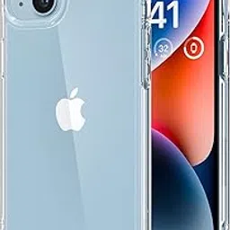 CEDO iPhone 14 Clear Case | Soft Flexible Slim-Fit | Full Body 360 Protection Shock Proof TPU Back Cover (Transparent)-picture-28
