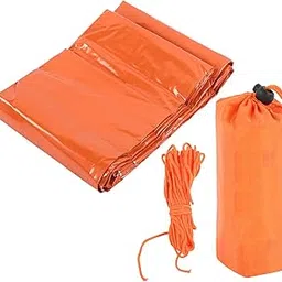 Multi‑Purpose Tent, Emergency Tent, Orange Waterproof Moistureproof for Camping Outdoor Emergency Situations-picture-54