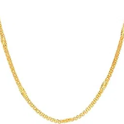 Exclusive Golden Chain For Men 1 Gram Gold Plated Brass Neck Wear Necklace Golden Chain For Men Boys Women Girls Mens Jewellery Chains 22 inches-image-70