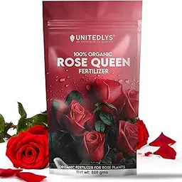 Unitedlys Rose Queen Special Rose Fertilizer Powder 880G | Organic Fertilizer For Rose Plants | Promotes Stronger Blooms & Greener Leaves-picture-10