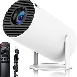 Portable Mini Projector, 4K 1080P Full HD Projector, Support Video Projector, WiFi 5G BT 5.0, Cinema Projector 180° Can Be Rotated, Android 11, Compatible with TV Stick for Kids and Adults.WA5-image-72