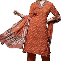biba Women Polyester Straight Kurta Narrow Palazzo Suit Set-picture-24