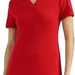 united colors of benetton Women's Cotton Lycra Western Knee-Length Dresses-picture-22