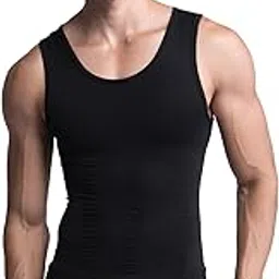 damensch Form Shapewear for Men, Comfortable and Stretchy Body Shaper for Man, Posture Correcting Tummy Tucker, Compression T Shirt, Ideal for Parties Shirt Tucker for Men Formal-picture-14