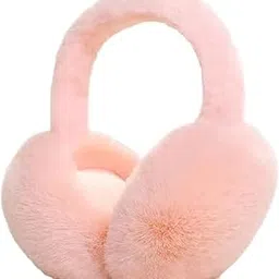 tomorrow fashion Winter Earmuffs for Women & Girls | Soft Furry Fleece Ear Warmers | Knit Ear Covers | Foldable, Lightweight Ear Muffs for Cold Weather, Outdoor, Travel Use-picture-31