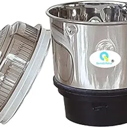 QemiQ Retail® -"Chutney jar"(Heavy) Fits-"Bajaj, PREETHI, MORPHY Richards, SUMEET, GANGA, Orient, USHA, Crompton, Life Long, JAIPAN, Cello" Mixer Grinders (400ml Capacity.)-picture-19