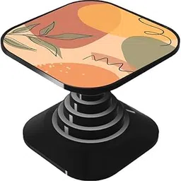 Mobile Holder Grip & Stand for Phones, Tablets, Finger Selfie Holder Matte Finish Socket 360 Degree Rotating Expanding Square Mobile Socket Grips for Smartphones Abstract Leave [FUH16]-picture-15