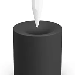 elago Pencil Stand Compatible with Apple Pencil Pro & 1st & 2nd Generation and Any Tablet Stylus with or Without Case or Sleeve, Durable Silicone Stand, Desk Organization, Tip Protection [Black]-picture-19