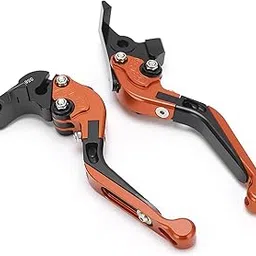 Motorcycle Brake Control, Corrosion Resistance Lever Adjustable Abrasion Resistant for Motorbike Replacement for Tenere 700 2019-2021(Orange)-image-16