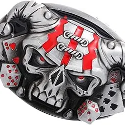 CLUB BOLLYWOOD®Antique Silver Metal Belt Buckle with Skull Head for Men|Clothing Shoes & Accessories | Mens Accessories |1 Piece Men Belt Buckle-image-24