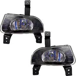 K D Fog Lamp Set for Mahindra Scorpio Mhawk/Verito (PAIR) With BULB (BLACK) 2008-2017-image-26