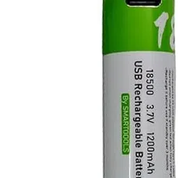 KP Original 18500 Rechargeable Li-ion Battery with 1200mAh 3.7V 18500 Battery for LED Torch Falshlight, USB Type C Rechargeable Lithium ion Cell (Pack of 1) 18 * 50mm-image-33