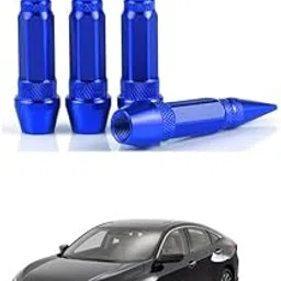 LOVMOTO 4PCS Spiked Shape Tire Valve Stem Caps, Aluminum Car Air Stem Cap, Universal Tire Valve Stem Covers for Cars, SUV, Trucks, Bikes, Motorcycles Comfortable with Civ-ic-picture-64