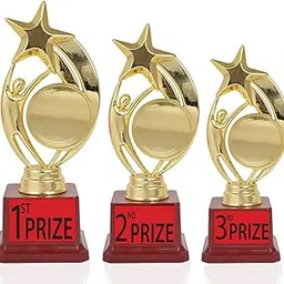 Bareeze Pure Red Stars Cup Combo 1st, 2nd, 3rd Trophies for Winners appreciations Events Awards Teachers Students Offices(10.5 INCH/9.5 INCH/ 8.5 INCH)-image-51