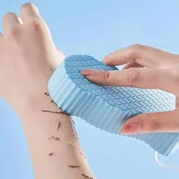 Bhujry Baby Bath Body Shower Sponge,Dead Skin Remover,Soft Exfoliating,Reusable,White,Synthetic,Standard,body scrubber for women,bath sponge for women,exfoliating sponge,(Pack of 1)(One Piece) (Multicolored)-image-34