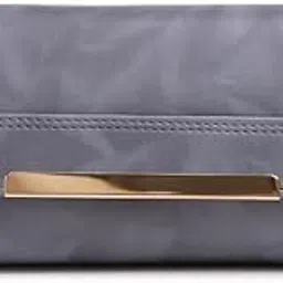 vivan homes Wallet for Women | Clutch Daily Use | Ladies Hand Purse Stylish Latest |Gift for Every Occasion| Trendy & Durable | Multi Pockets Card Holder Cash & Coin (Grey, Luxury Strap Wallet)-picture-20