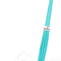 Bringhom Kharata Stick Broom with Extra Long Handle Hard bristles for Bathroom, Floor Cleaning, Floor Washing in Home House Kitchen Office etc (Aqua Green, 1 Pcs)-picture-17