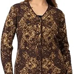 twenty me Winter Wear/Casual Wear/Outdoor Wear/Acrylic Blend/V Neck/Embroidered/Full Sleeve Women's Cardigans (2842)-picture-38
