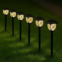 SOLARISEARTH Waterproof Solar Crystal Lawn Light – (Pack of 6) Motion Sensor Wireless LED for Garden, Pathway, and Outdoor Decoration | High Brightness, Weather-Resistant (Crystal Lawn Light)-picture-17