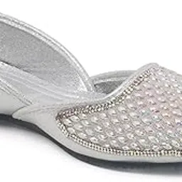 carlton london Women's Embellished Ethnic Mojaris-picture-15