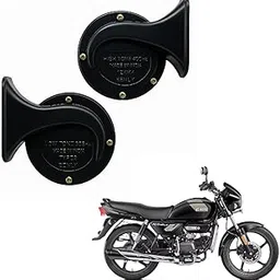 Premium Dual Wind Tone Horn for SPLENDOR+ XTEC & Other Bikes & Cars | Loud Sound | 12V Electric Horn Set-picture-11