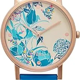 teal by chumbak Round Dial Analog Hand Watch for Women | Wrist Watch for Teenage Girls | Ladies Ghadi | Gifts for Women/Girls/Ladies | Stylish Fashion Watch for Casual/Work image 1