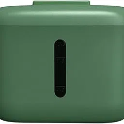 Merishopp PP Rice Storage Bucket Food Grain Seal Sliding Lid Organizer Utensils Green-image-93