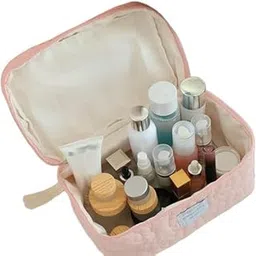 Large Capacity Soft Makeup Bag, Soft Travel Cosmetic Bag Makeup Pouch Bag for Teens, Women and Girls,Cute Cloud-skyblu-J1 SB-P9898-picture-37