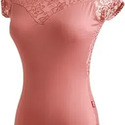 MYADDICTION Women Ballet Leotards Casual Comfortable Versatile Fashionable Soft Backless XL Rose Brown-image-29