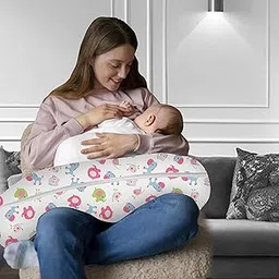 TOYSILO Adjustable Nursing & Breastfeeding Pillow for Baby – Multi-Use Feeding Support Cushion for Bottle Feeding, Tummy Time & Sitting – Soft Removable Cover Washable, 23x18x6.5 inch (Safari)-picture-30
