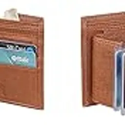 usl PU Leather Wallet Combo for Men Pack of 2 (Tan & Tan)-picture-26