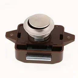 Optimuss Push Button Latch Catch Lock for RV Boat Drawer Cupboard Cabinet Door Brown-picture-23