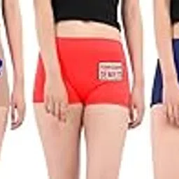 Casual Ladies Boyshort Panties (Pack of 5_S) Multicolour (Shorts pof 5_s_PT)-picture-29