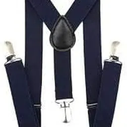 aenon fashion is my passion Adjustable Elastic Y Back Style Suspenders for Men and Women With Strong Metal Clips image 1