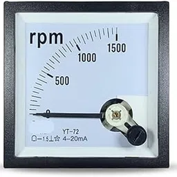CP72 4-20MA Pointer Tachometer 750r/min1000rpm1500 RPM Inverter Dh72YT72 1Pcs(DC 300rpm 4-20mA)-picture-38