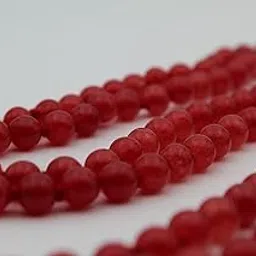 Dharmsaar Natural Hakik Mala Original Certified, Red Sulemani Hakik Stone Mala 108 Beads, Round Knotted Agate Hakeek Haqiq Japa Mala for Mangal Dosh (Pack of 1, 50g)-image-13
