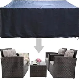 Patio Furniture Set Covers Outdoor Conversation Set Covers Sectional Garden Sofa Covers Chair Loveseat Covers Waterproof UV-Resistant Dust Protective-picture-15