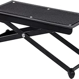 Kadence Guitar Foot Rest/Foot Stool, Adjustable Guitar Leg Rest, Foot stool Black for Classical Guitar Player-picture-17