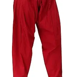 trasa Semi Patiala Salwar Cotton One Side Pocket Traditional Indian Bottomwear Pant - Free Size Fit up to XXL-picture-49