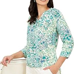 honey by pantaloons Women's Floral Regular Fit Tops-picture-16
