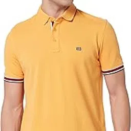 arrow Men's Cotton Solid Fitted Polo Shirt-picture-27