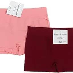 DivaTech@ Women's Cotton Boyshorts (Pack of 2) (Multicolor) Free Size (Blck & Lavender)-picture-51