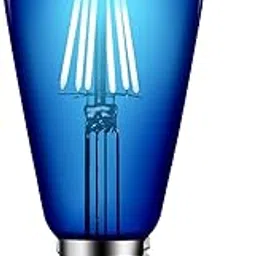OLIPS Vintage Edison LED Filament Decorative Bulb (4 Watt) E26/E27 Screw Holder Base, Clear Glass, BLUE LIGHT (Single)-picture-45