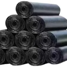 Premium Biodegradable Garbage Bags 19 X 21 Inches (Medium Size) 120 Bags (4 Rolls) Dustbin Bag/Trash Bag - Black Color set of (1)-picture-18
